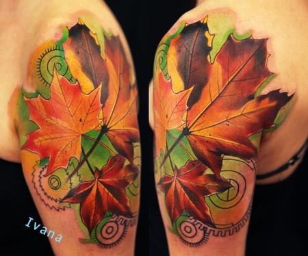 Tattoos - Autumn Leaves - 72714